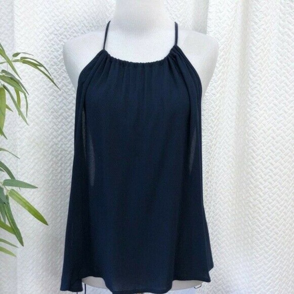NEW Paper Crane Deep Cut Side Tank Top Small